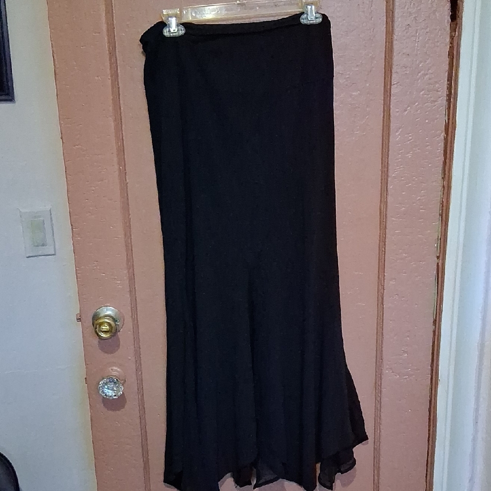 Chic Black High-Low Women's Skirt